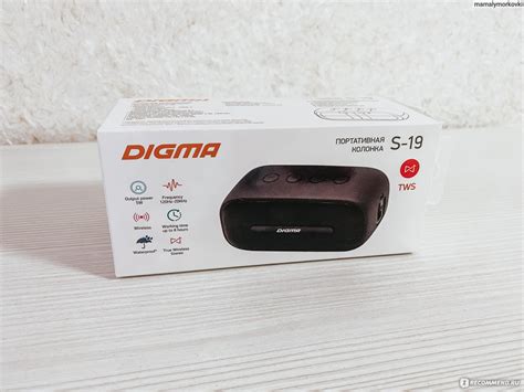 Портативная колонка Digma S-19 - «Звук и басы на высшем уровне» | отзывы