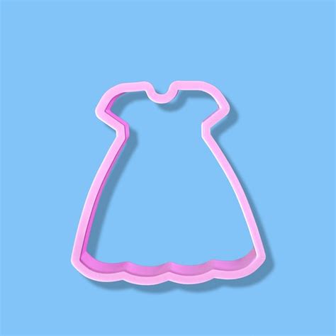 Christening Gown Cookie Cutter Etsy