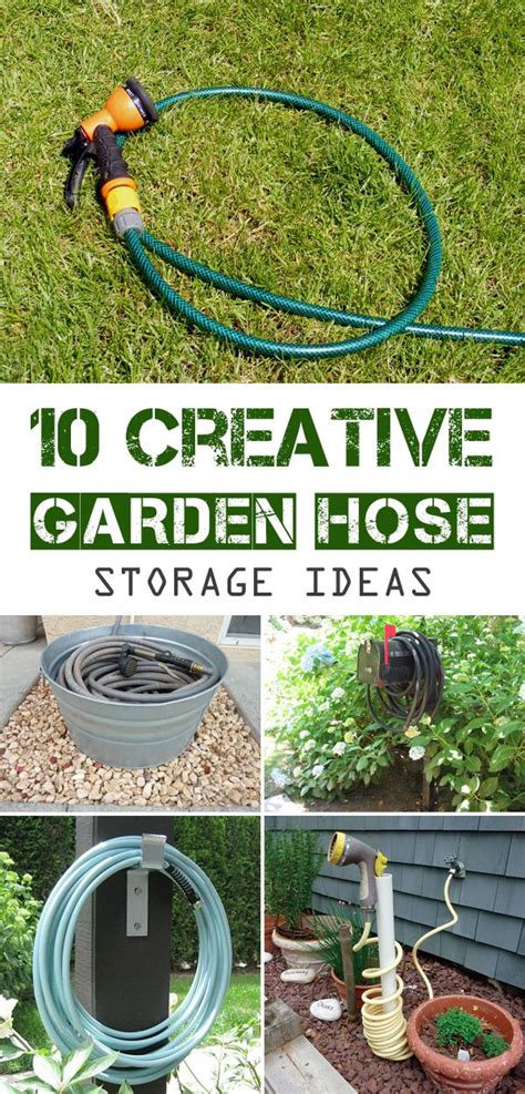 10 Creative Garden Hose Storage Ideas How Can This
