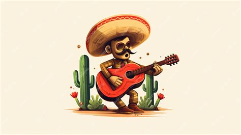 Premium Vector Mexican Cartoon Vector