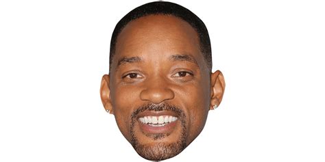 Will Smith Smile Celebrity Mask Celebrity Cutouts
