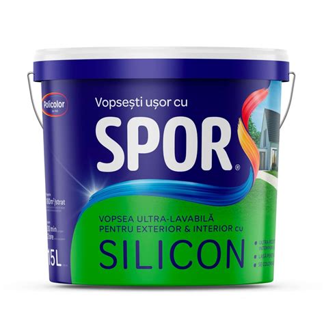 Vopsea Ultra Lavabila De Exterior Interior Cu Silicon Spor 8 5L