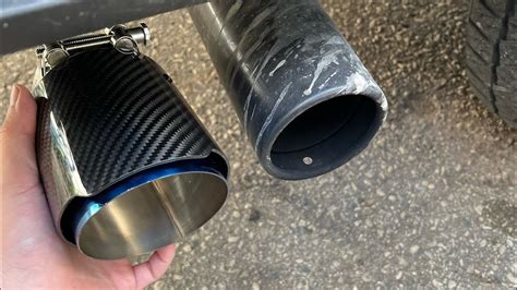 Exhaust Tip Install On 2018 Ford F150 Youtube