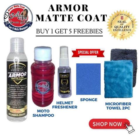 Armor Matte Coat For Motorcycle Original 100ml With FREEBIES 1sponge