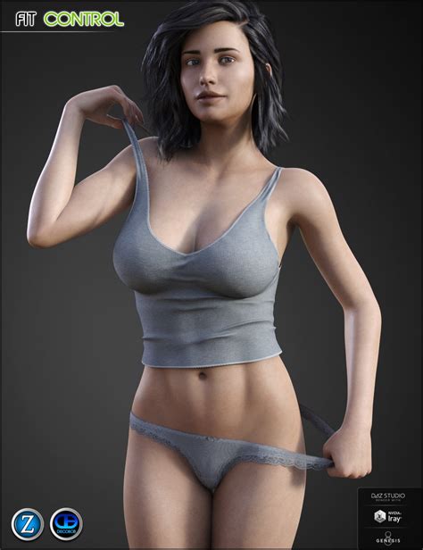 Fit Control For Genesis Female S D Models And D Software By Daz D