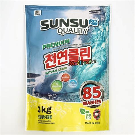 Sunsu Quality Стиральный порошок, концентрированный, для стирки ...