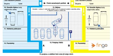 Záznam o nehodě jak ho vyplnit formulář ke stažení Blog FinGO cz