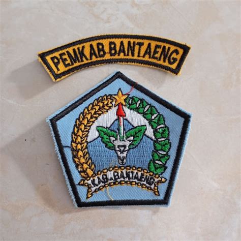 Jual Set Bordir Badge Logo Lambang Bantaeng Shopee Indonesia