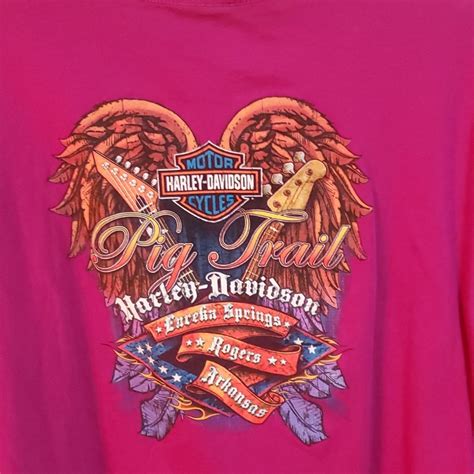 Vintage Harley Davidson Trail Of Pigs Long Sleeve T S Gem