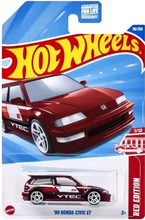 Hot Wheels Honda Civic EF Target Exclusive Mainline Red Edition