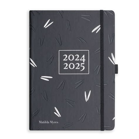 Matilda Myers - 2024-2025 A5 Weekly Diary in Soft Touch Pink | Matilda