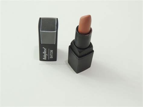 Batom Ruby Rose Matte N Nude Caramelo Maravilhoso Mania De Roxo