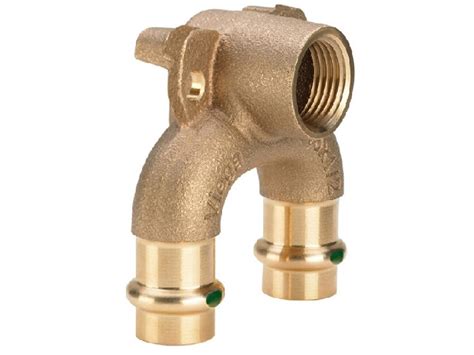 Viega Sanpress Doppelwandscheibe 18 mm x 1/2" x 18 mm 692797 ...