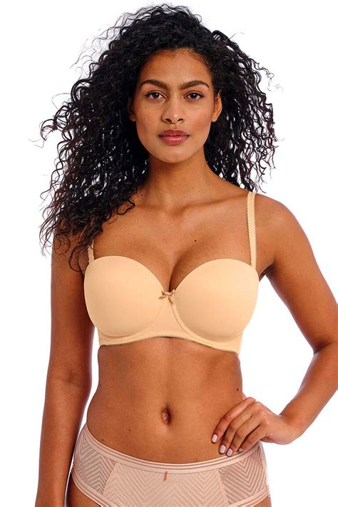 Freya Deco Moulded Strapless Bra Nude Sports Bras Direct
