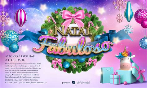 Natal Fabuloso Shopping Granja Vianna On Behance