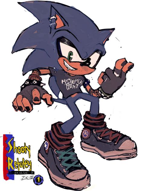 Sth Emo Sonic By Shootyrefutey On Deviantart