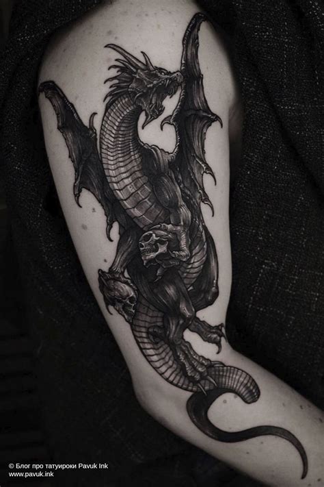 Тату дракон на руке Dragon Tattoo Arm Dragon Tattoos For Men Dragon