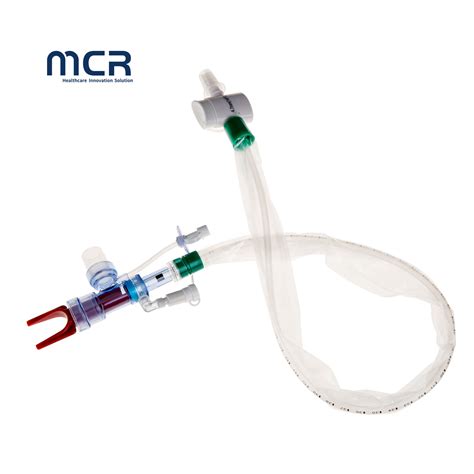 Disposable Closed Suction Catheter H Atuo Flush Critical Care