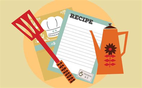 Recipe Card Clipart