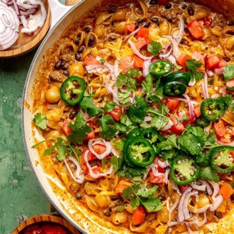 Easy Cheesy Taco Pasta Fed And Fit