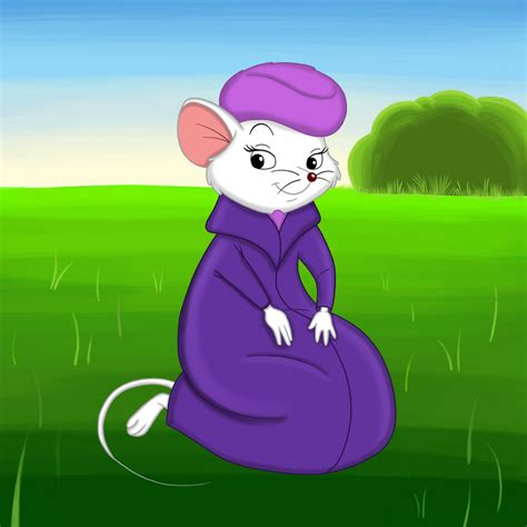 Miss Bianca Purple Coat The Rescuers 9 By Nathanparisi On Deviantart