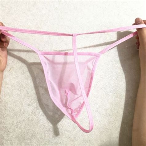 Mens Sexy Mesh Elephant Nose Pouch Boxer Briefs Underwear Bikini Trunks Shorts EBay