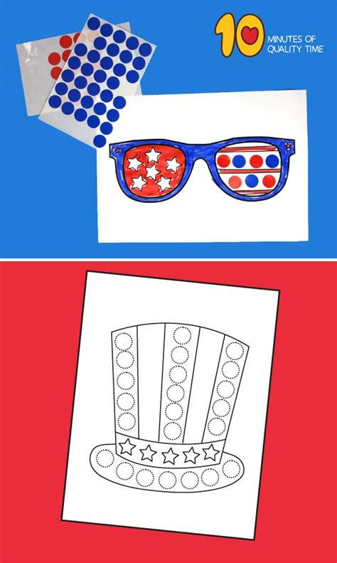 Th Of July Dot Activity Printable Pack Do A Dot Fourth Of July