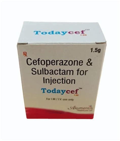 Cefoperazone Sulbactam Injection, Packaging Size: 1.5 gm at best price