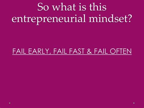 Entrepreneurial Mindset Ppt