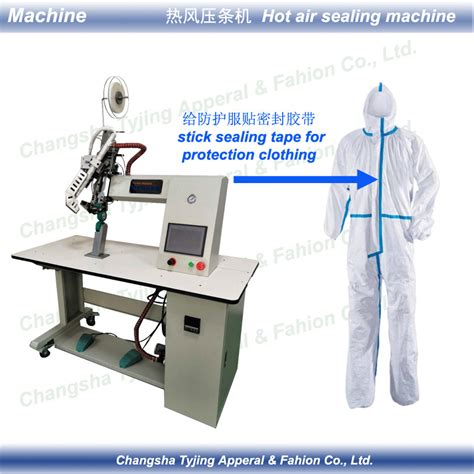 Protection Clothes Tape Sealing Machine Hot Air Tape Sealing Machine And Protection Clothing