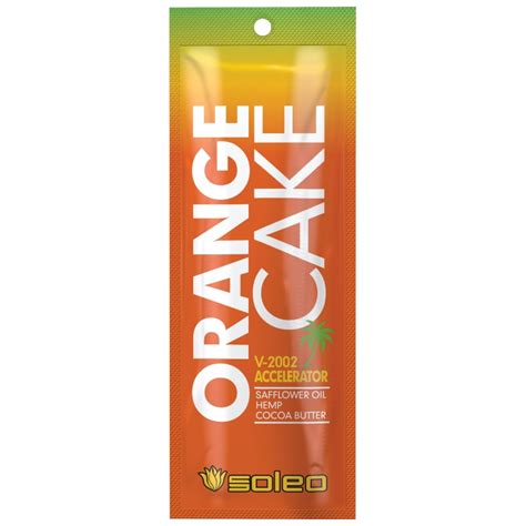 Soleo Orange Cake | Bliss, Freephone 0800 801 760