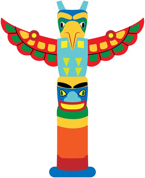 Totem Pole Stock Illustrations Cliparts And Royalty Free Totem Clip