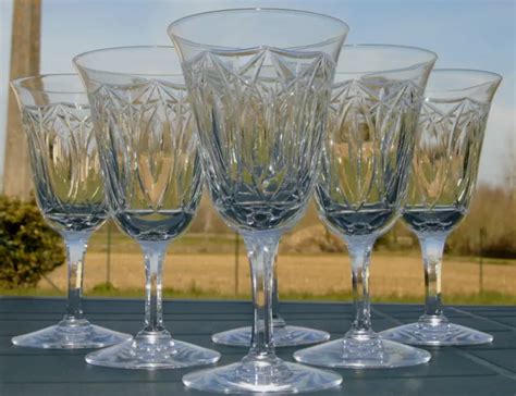 Cristallerie De Lorraine Lemberg Service De Verres Cristal Taill H