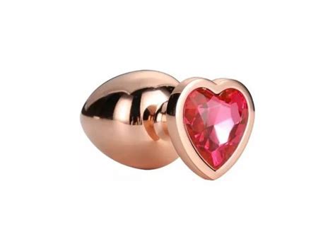 Plug Anal Chico Met Lico Joya Anaranjado Adultos