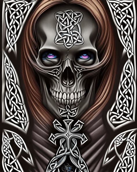 Celtic Gothic Cross · Creative Fabrica