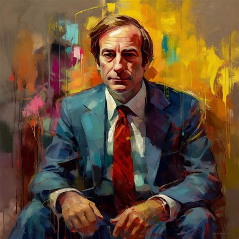 Saul Goodman Painting By Artisticleap On Deviantart