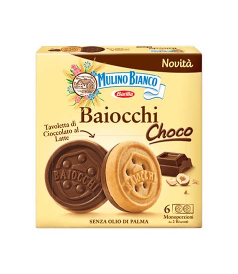 Mulino Bianco Biscuits Baiocchi Choco Gr