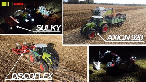 🇫🇷moisson De Maïs🌽 And Semis De Blé🌾 Claas Lexion 650 Axion 920 Grégoire Besson 6m Sulky