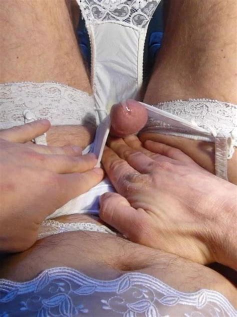 Crossdresser In Silky White Lingerie Thlin Gay Porn Xhamster