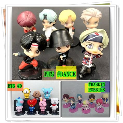 Jual Set Of Mini Figure Bts Tiny Tan Mic Drop Pajangan Bts Tiny Tan