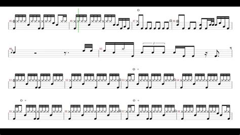 The 1975 Love Me Drum Score Drum Sheet Music 드럼악보 Youtube