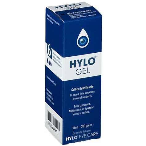 Hylo Gel Collirio Lubrificante Ml Redcare