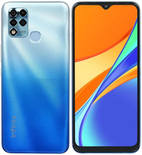 Смартфон Infinix HOT 11 HOT 11 128 ГБ 4 ГБ Голубой IPS 2 SIM купить c доставкой на OZON по