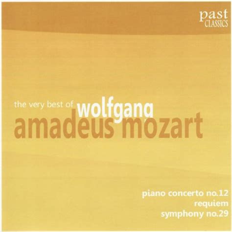 Écouter The Very Best Of Wolfgang Amadeus Mozart De Various Sur Amazon Music