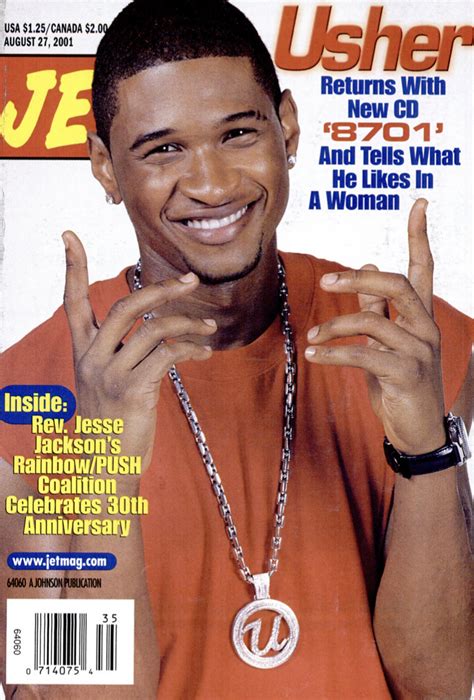 URIV : Usher on the cover of Jet Magazine (1998 - 2008)