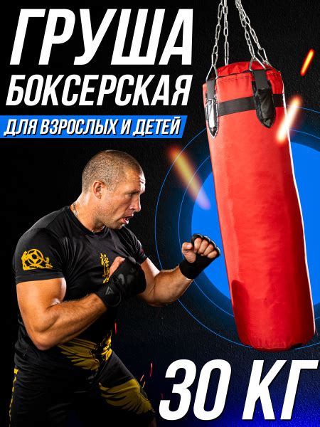 Груша боксёрская, 30 кг купить c доставкой на OZON по низкой цене ...