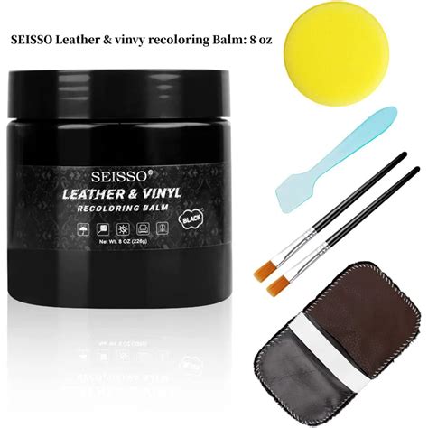 Black Leather Recoloring Balm Leather Repair Kit For Furniture Leather