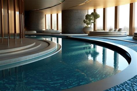 Premium Ai Image Design Rich Hotel Pool