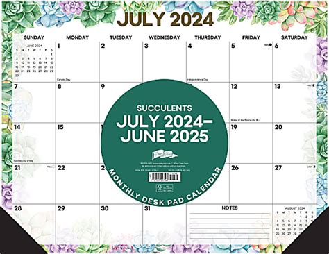 2024 2025 Willow Creek Press Academic Monthly Desk Pad Calendar 17 X 22