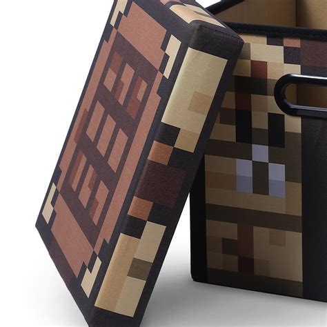 Minecraft Crafting Bench Storage Bin With Lid Ukonic